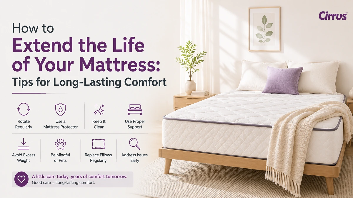 How to Extend the Life of Your Mattress: Tips for Long-Lasting Comfort
